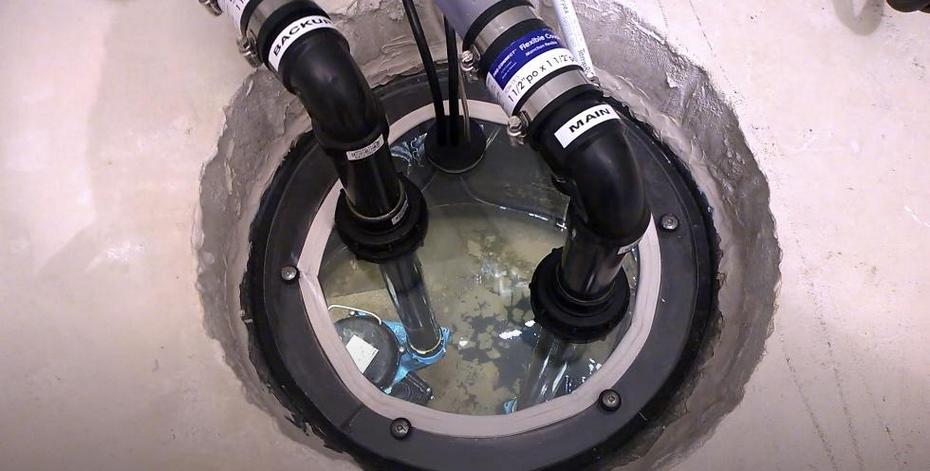 Sump Pump Pit with CLEAR Sump Pit Lid